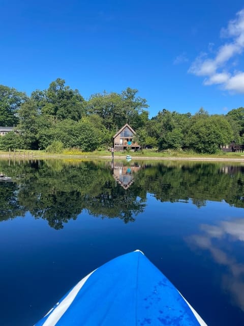 Paddle board from your private beach