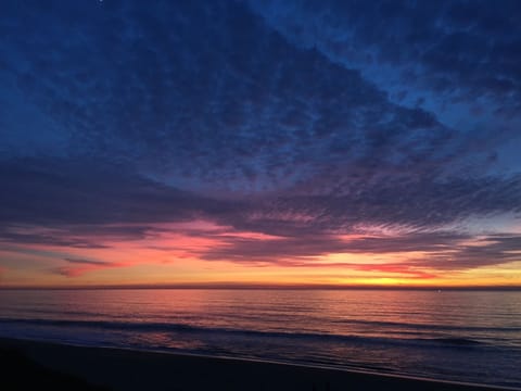 The view from the bluffs is just a short walk down the street.
