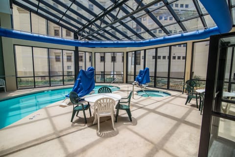 Indoor pool, outdoor pool