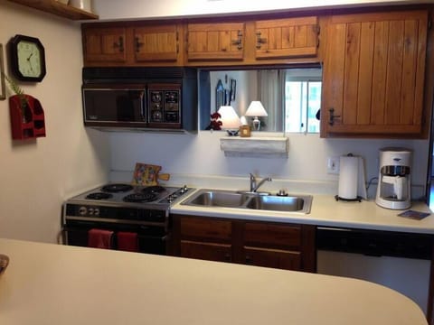 Fully stocked kitchen