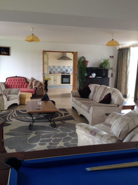 Living area, Smart TV, Bluetooth music tower, wifi