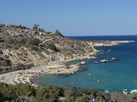 Beach nearby, sun loungers