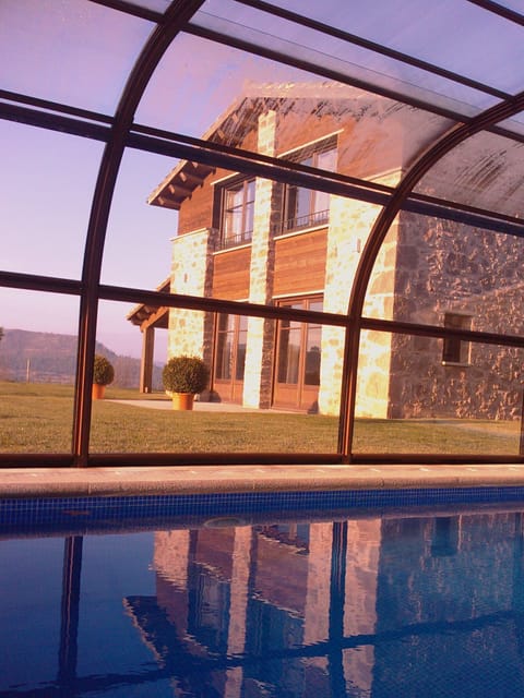 Indoor pool, outdoor pool