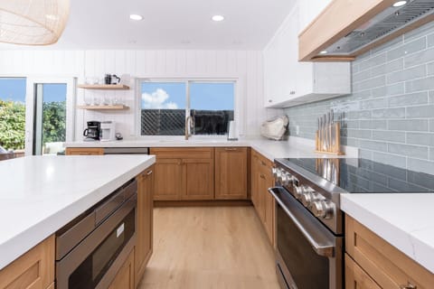 All newly remodeled kitchen with new upgraded stainless steel appliances.