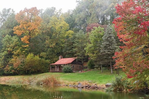 The cabin in Oct.