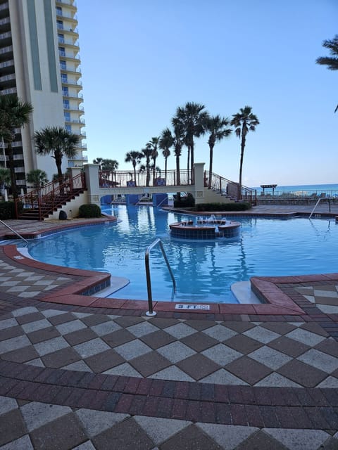 Indoor pool, outdoor pool