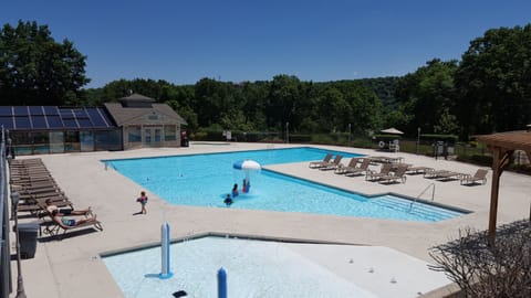 Indoor pool, a heated pool