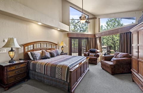 Huge Master Suite opens to the balcony. King bed and lots of room!