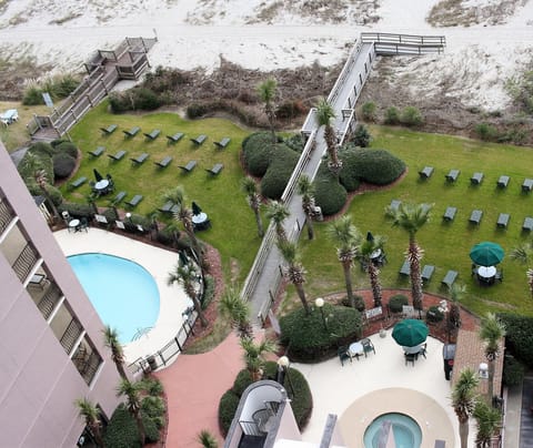 Indoor pool, outdoor pool