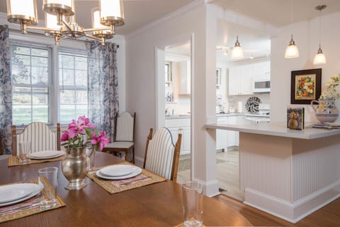 Large, open dining room