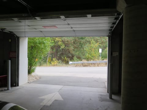 Easy access garage door exit