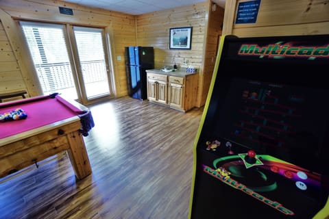 Multi-Cade is loaded with all the fun old school games like Pac-man.