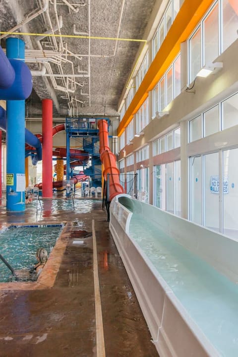 Indoor pool, a heated pool