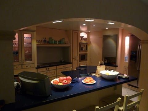 A well-equipped kitchen