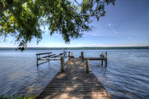Swim, fish and boat from our dock and 220 feet of private waterfront.
