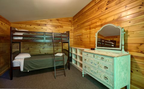Bedroom 6 - bunk room (3 twin beds) in guest house.