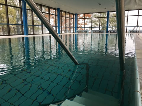 Indoor pool, a heated pool