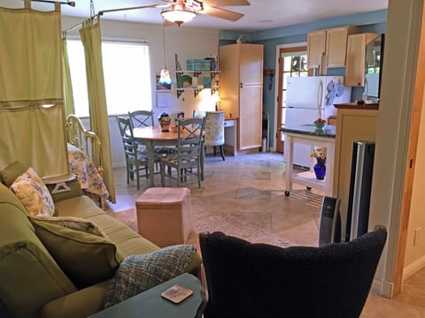 Overall inside view of Guest House. Sleeps 4. (From doorway to main house).