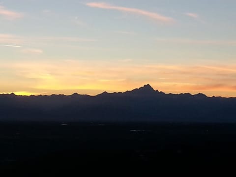 Monviso at sunset