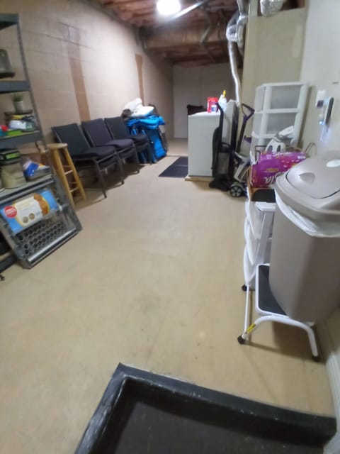 Storage/utility Room. Washer and Dryer.
