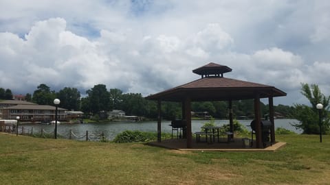 multiple grills and gazebos to use 