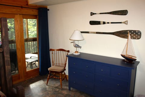 Door leading from Bedroom #4 to screened-in porch.