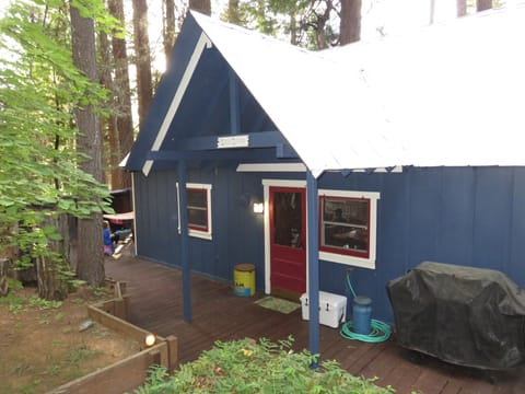 recently painted blue