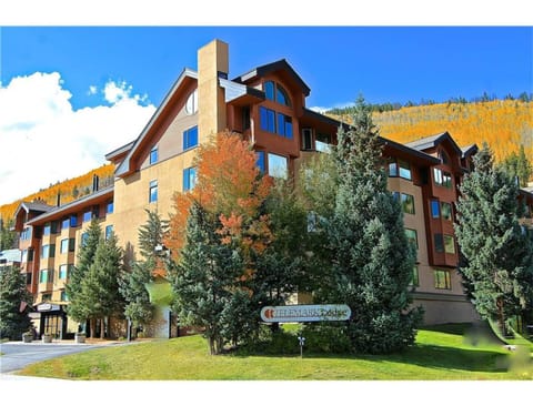 Elegant Telemark building located at the Center Village roundabout