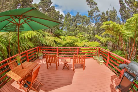 Savor your morning coffee and relish the singing birds from our spacious lanai