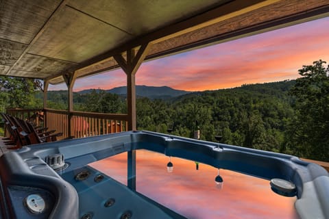 A great view and a relaxing hot tub. Send us a message if you have any questions
