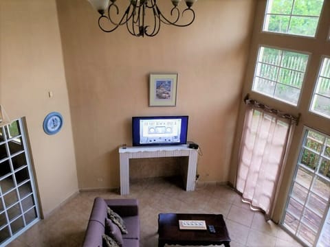 Smart TV, DVD player, video library, stereo