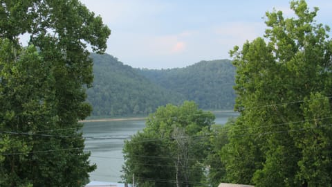 View of Center Hill Lake from deck