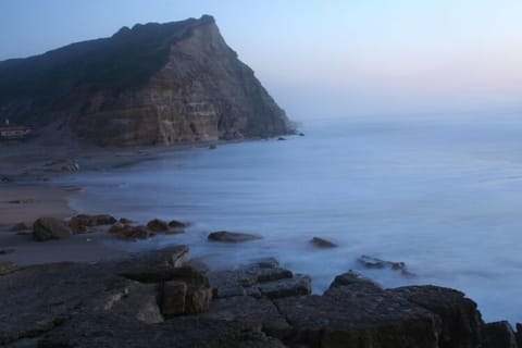 Beach nearby, sun loungers