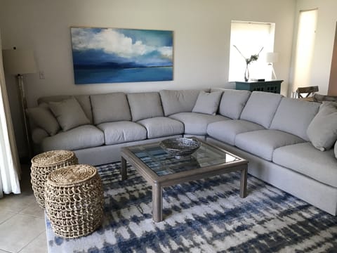 Living Room with large sectional