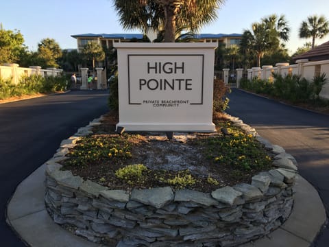 Entrance Sign to Gated Community