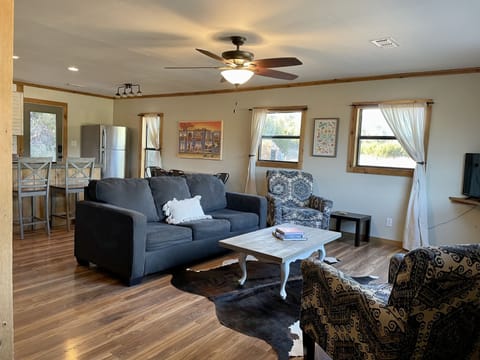 Living area. Roku TV