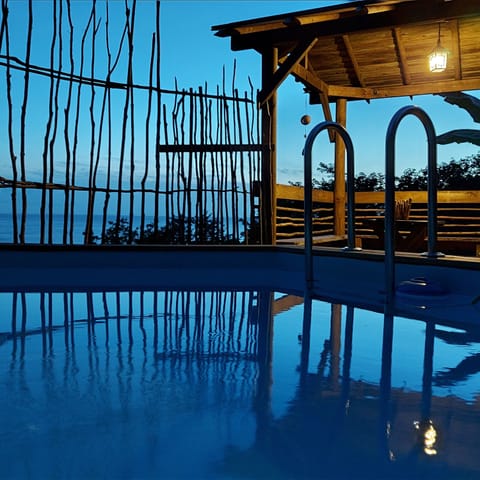 Indoor pool, outdoor pool