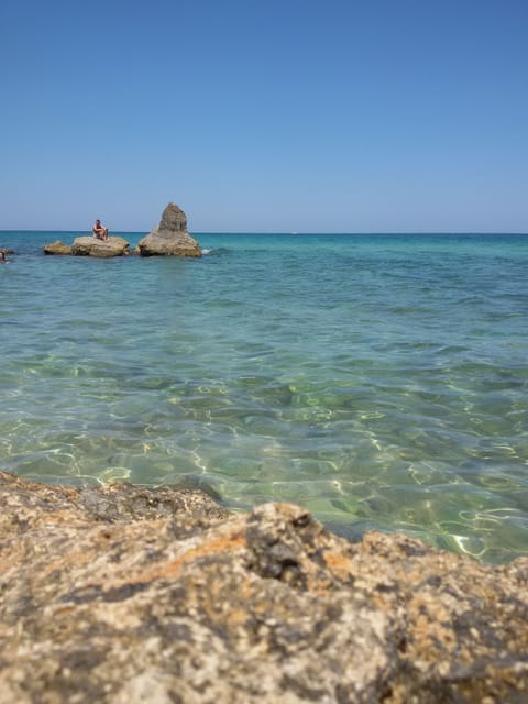 Beach nearby, sun loungers