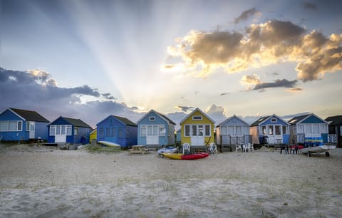 Beach nearby, beach towels