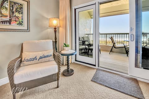 Relax and enjoy the view from king size bedroom and balcony.
