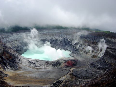 Visit the crater of a volcano!