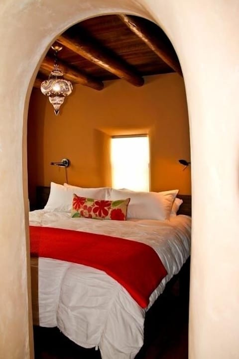 Bedrooms are full of Santa fe charm.