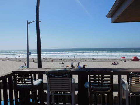 On the beach, beach towels