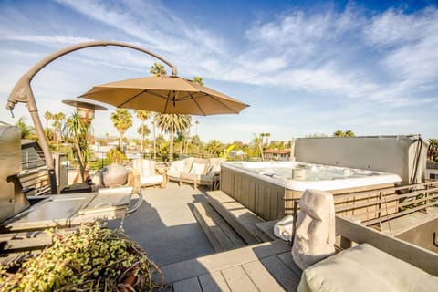 Breathtaking 360 degree view from the private roof deck.