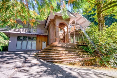 West view of the house