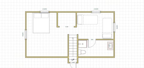 Upstairs floor plan