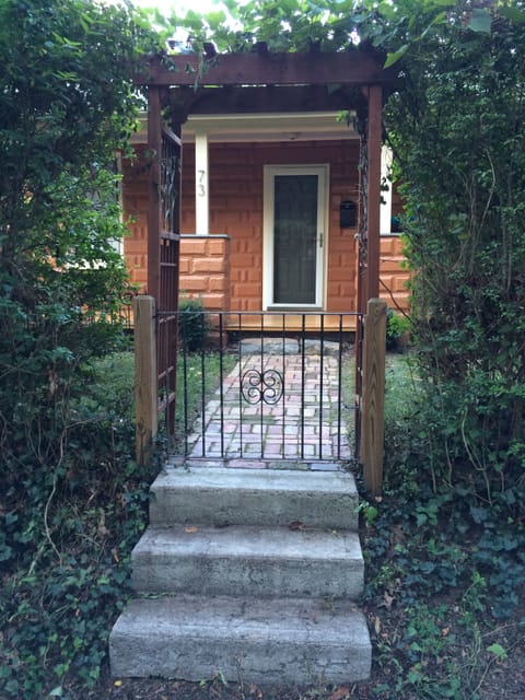 Entrance into cottage