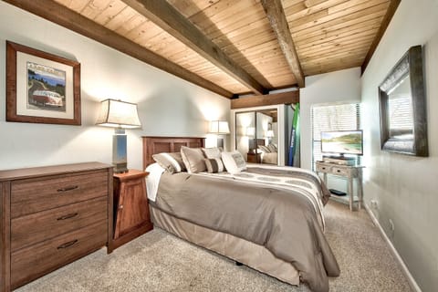 Master Bedroom with current bedding