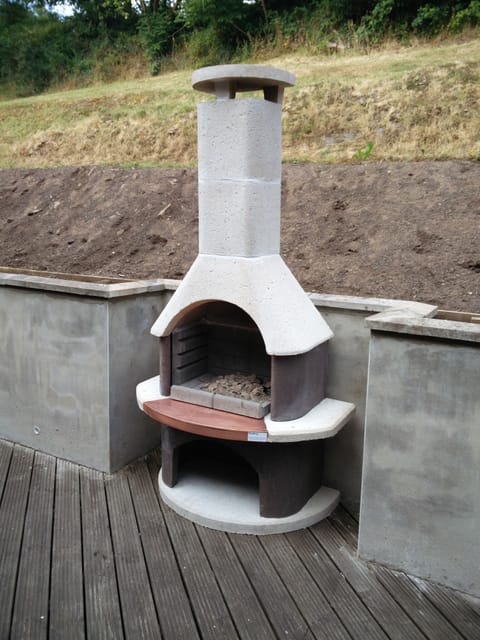 Newly fitted BBQ...can’t wait for the herb garden to grow...