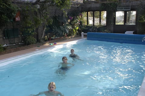 Indoor pool, a heated pool